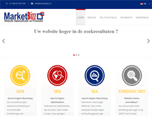 Tablet Screenshot of marketbizz.nl